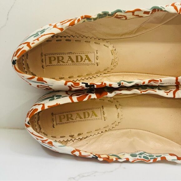 Prada Floral Ballet Flats - Picture 4 of 12